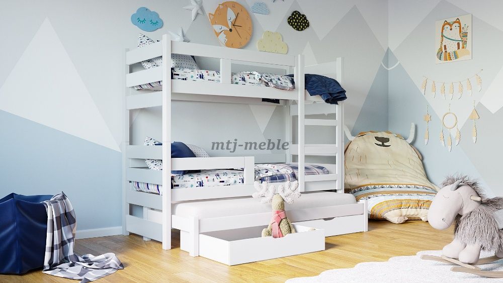 Nowość ! Piętrowe łóżko Tosia ! Materace w zestawie !