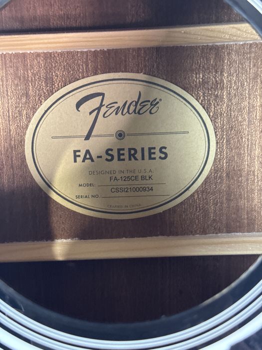 corpo guitarra Fender FA-125CE