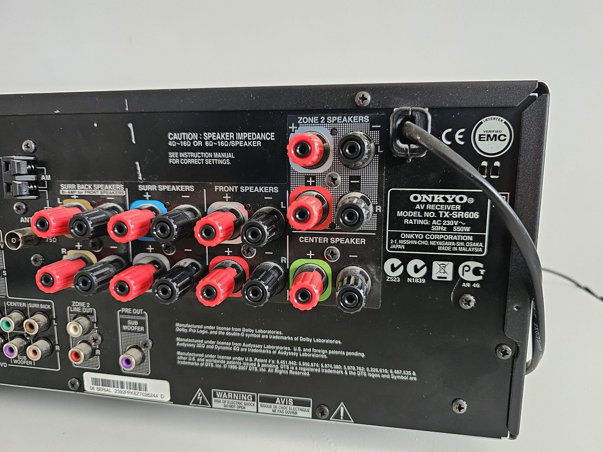 ONKYO TX-SR606 Amplituner 7.1 AV Receiver