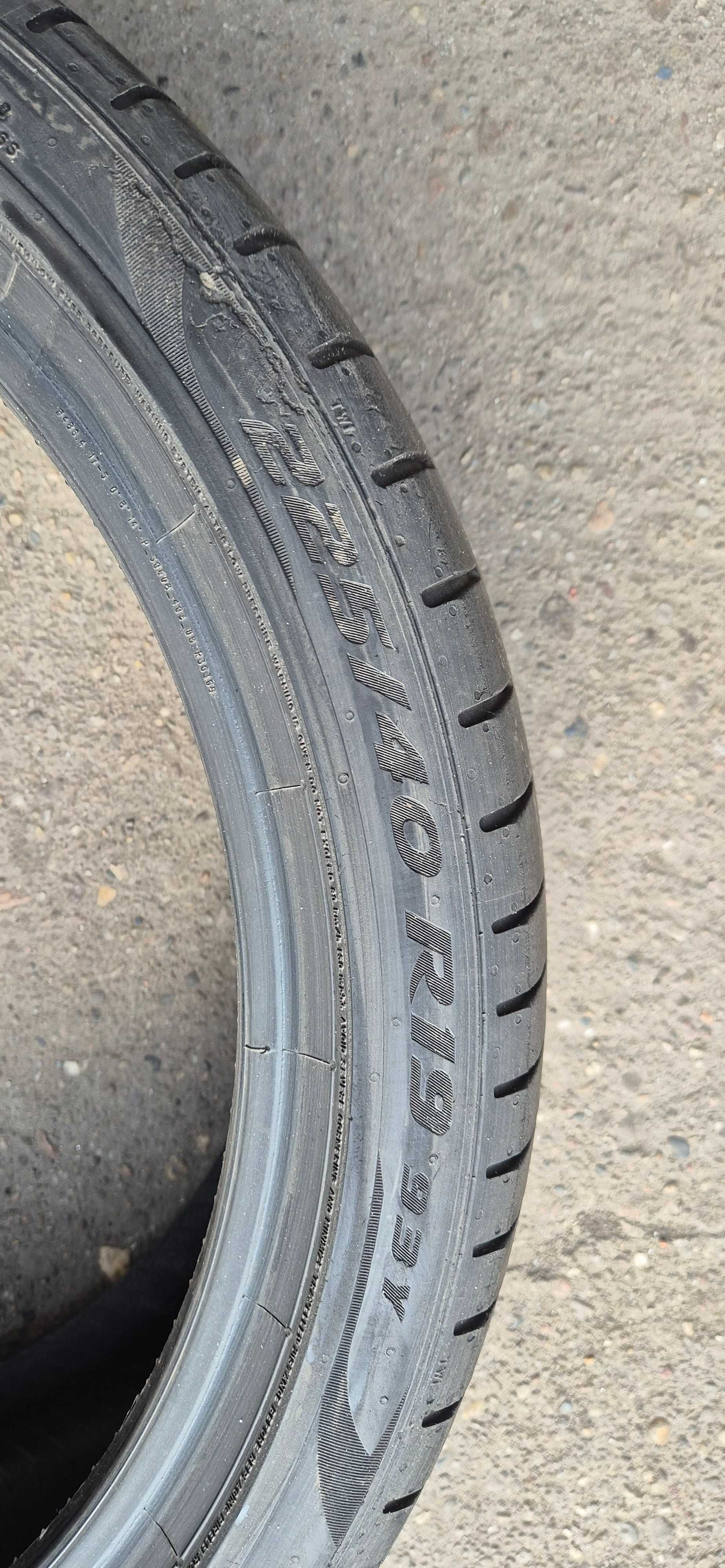 2szt opony letnie Pirelli Run Flat _ 225/40/19