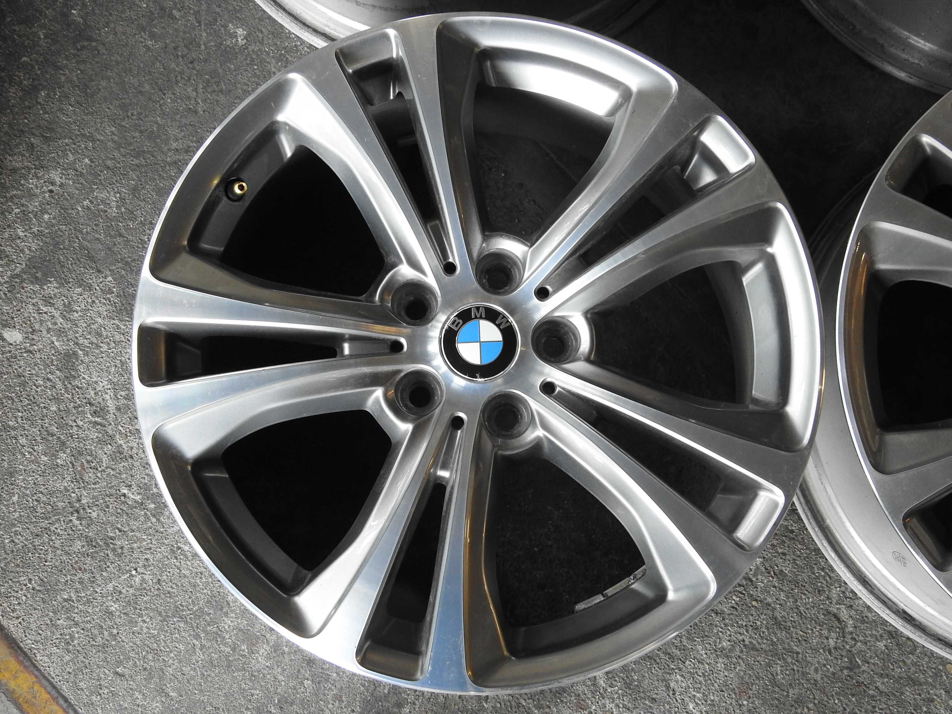 4xALUFELGI BMW 18" 5X112 ET51 7,5J stan BDB TPMS  Polerowane+Szary