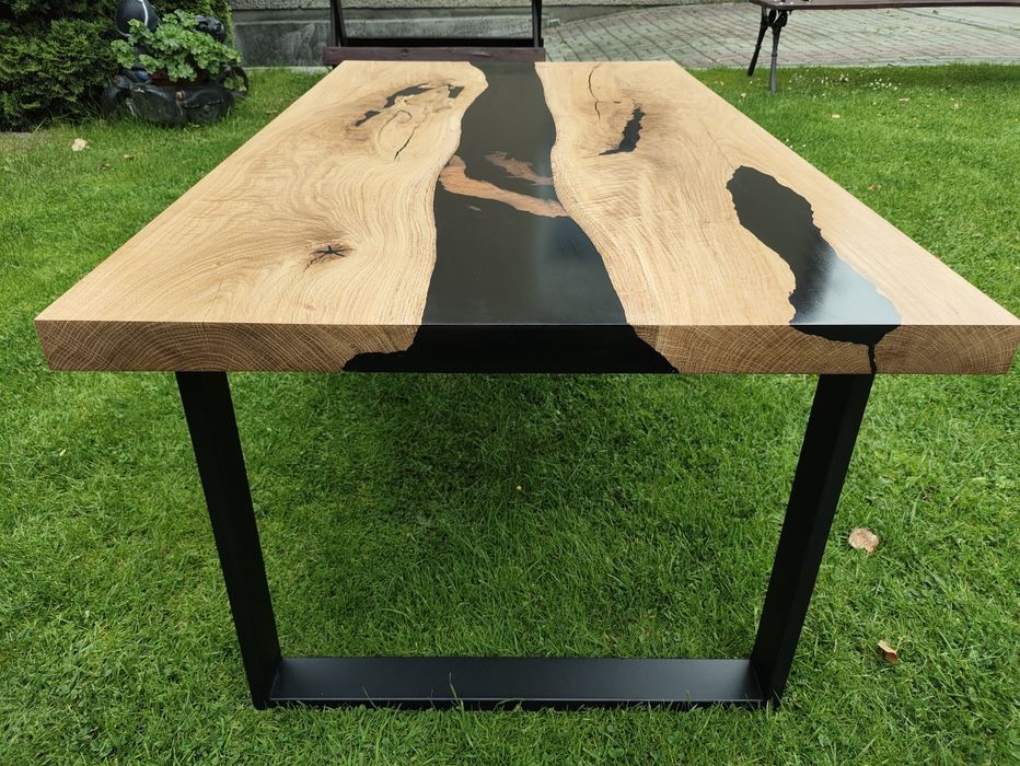 Stół Ława Dąb Źywica Epoksydowa
