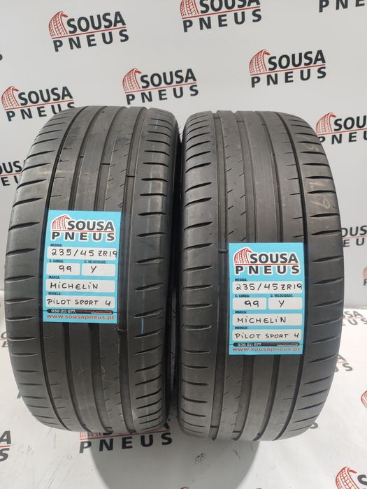 2 pneus muito bons 235-45R19 Michelin - Oferta dos Portes