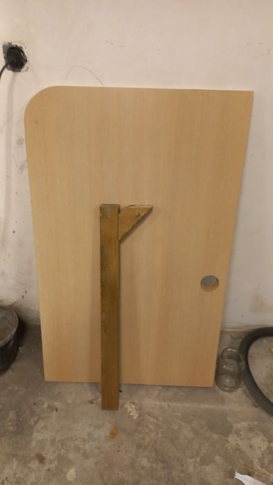 Prowizoryczny blat roboczy