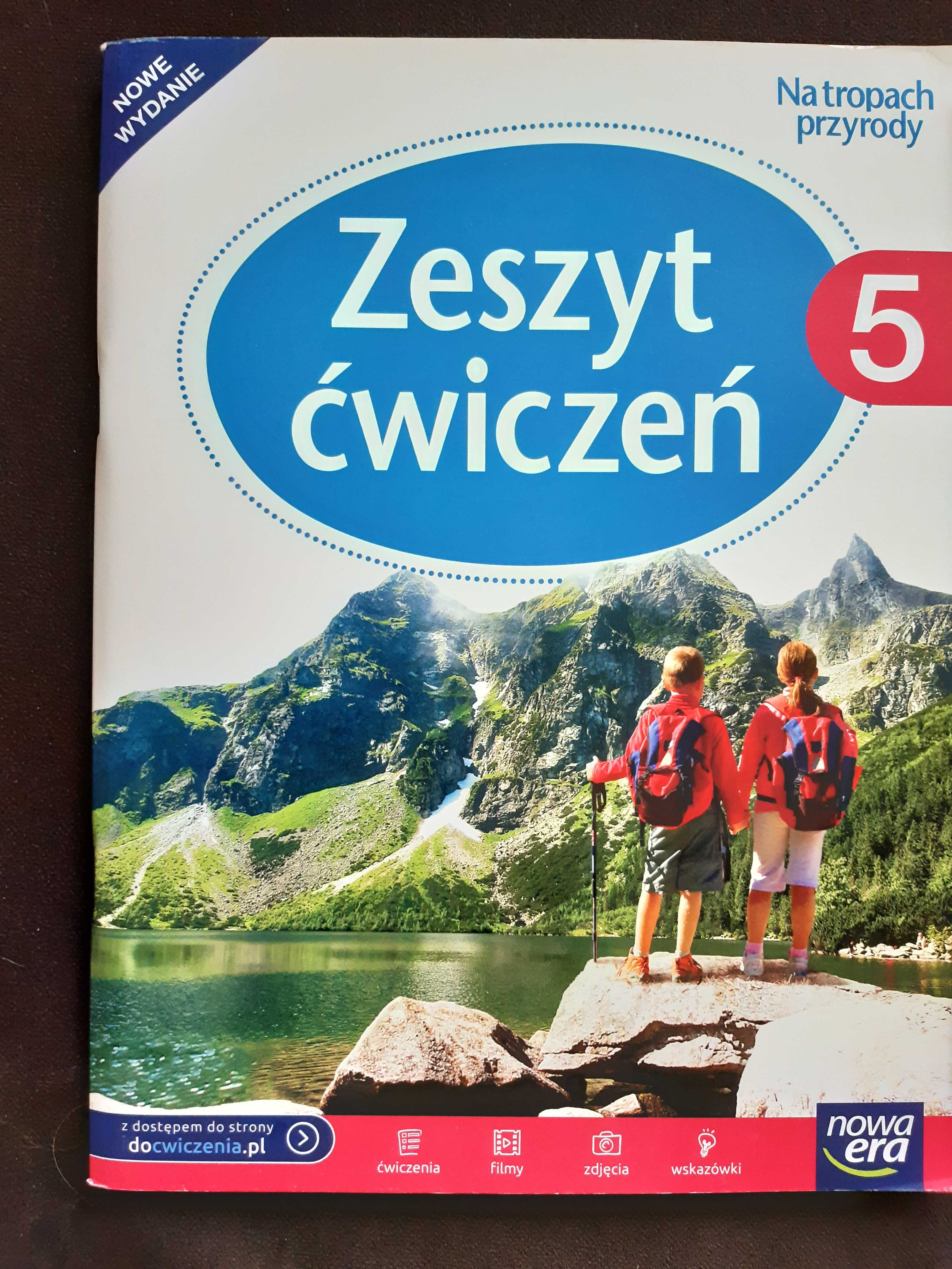 Na tropach przyrody. Zeszyt ćwiczeń. Klasa 5. Nowa Era