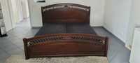Łóżko 180x200 drewno komplet