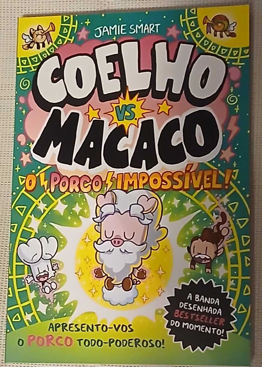 Coelho vs. Macaco - O Porco Impossível - Livro 8 (Jamie Smart)