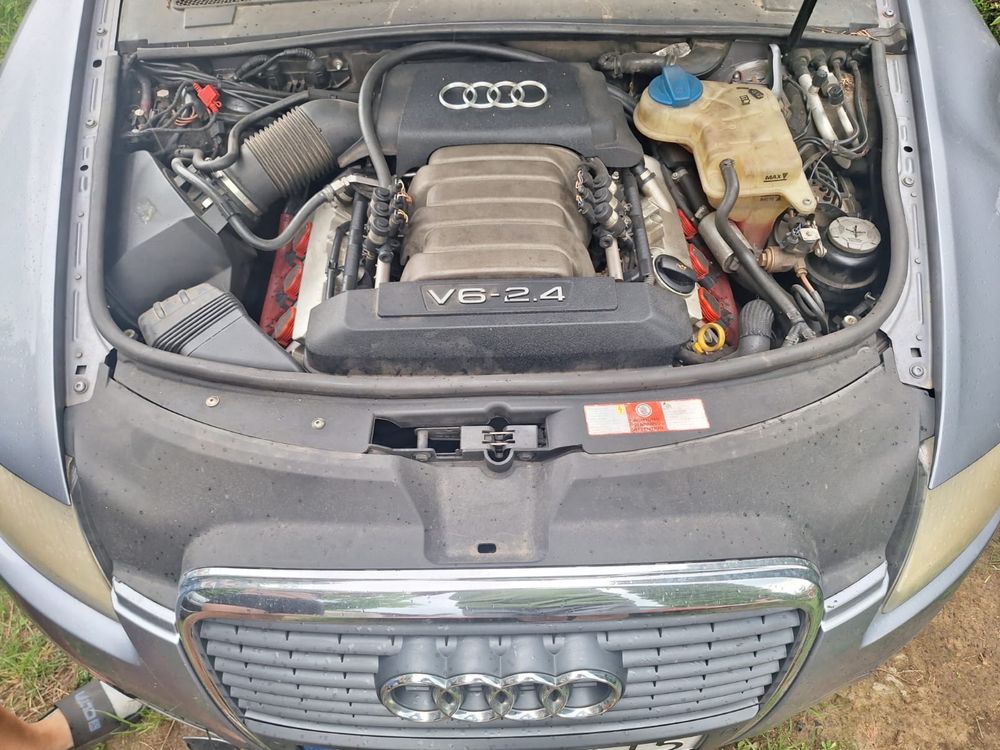 Audi a6 c6 sedan 2.4 benzyna+lpg / uszkodzone / wymieniony rozrząd
