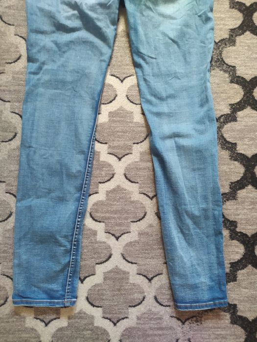 Spodnie ciążowe jeansy skiny rurki elastyczne jak legginsy H&M