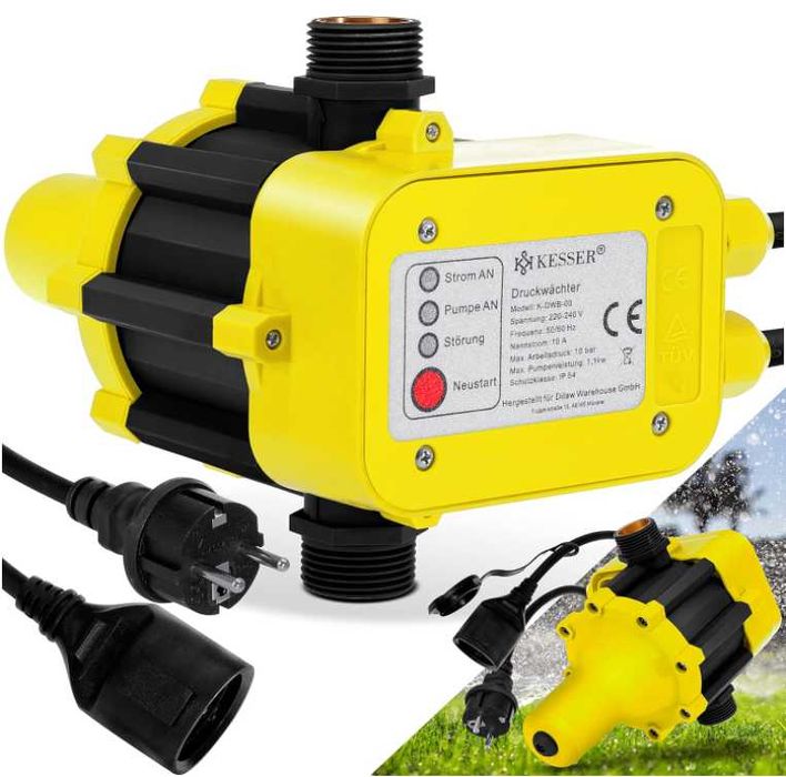 Włącznik przełącznik ciśnieniowy automatyczny 10 Bar dom ogród Kesser