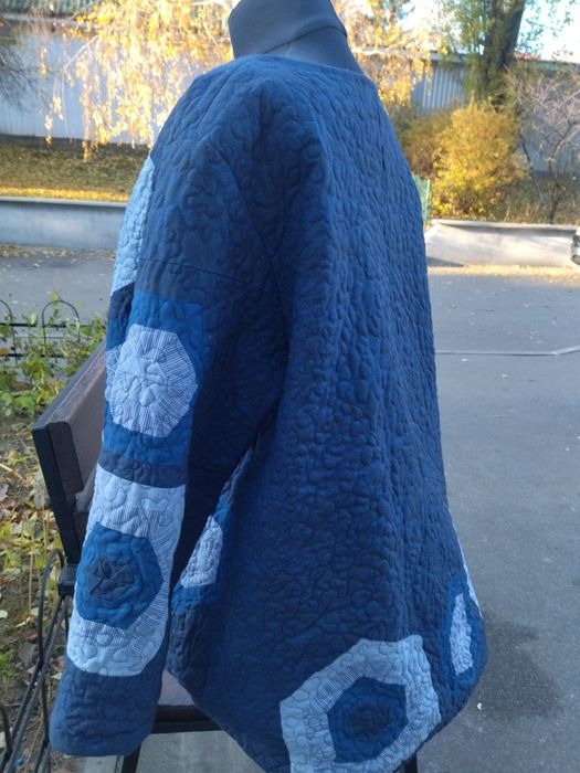 Жакет печворк, хендмейд стьобаний.