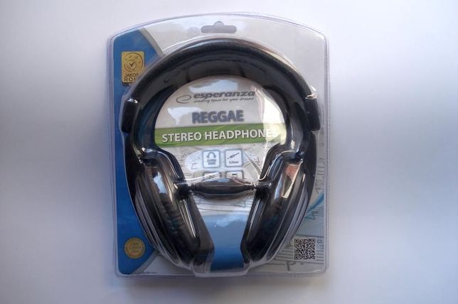 Ekskluzywne Słuchawki Stereofoniczne ESPERANZA Reggae EH 120