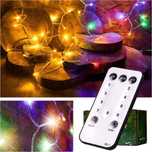 lampki led łańcuch lampki choinkowe 10m 100led z pilotem ślub wesele