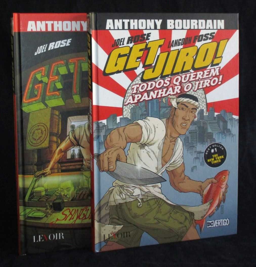 Livros Get Jiro Joel Rose e Anthony Bourdain