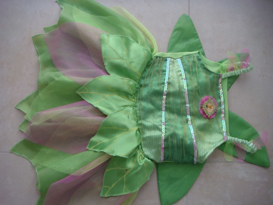 strój karnawał przebranie elf wróżka księżniczka DZWONECZEK 98/104