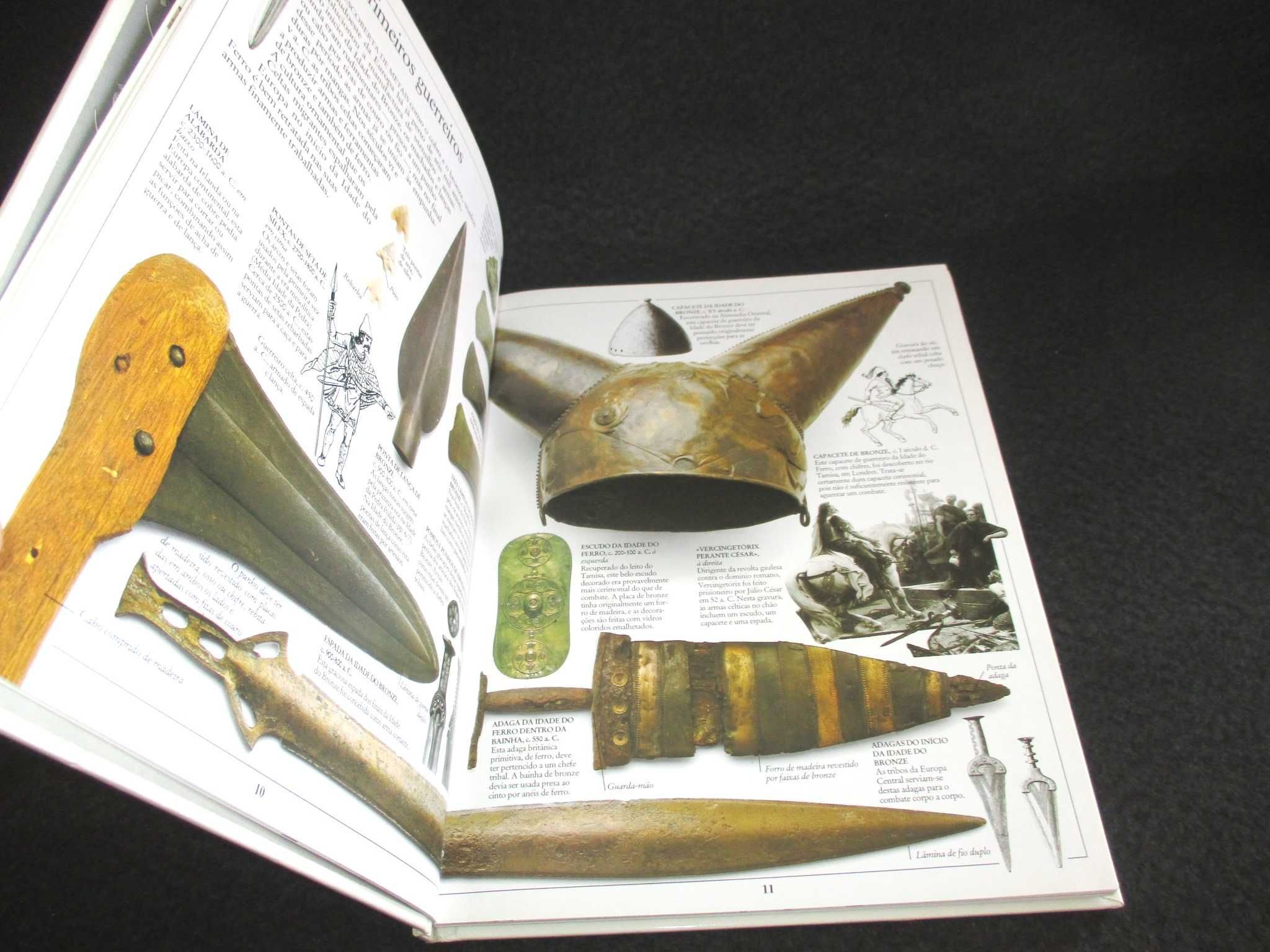 Livro Armas e Armaduras Michele Byam Enciclopédia Visual Verbo