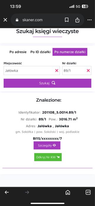 Sprzedam działkę budowlaną.