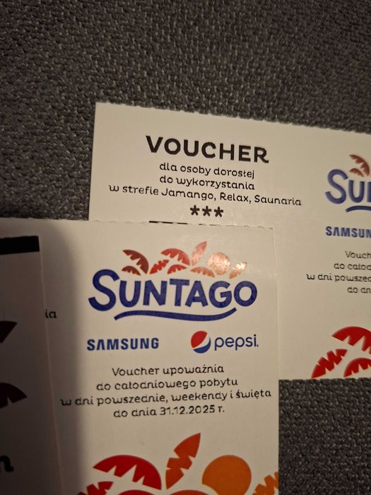 Suntago voucher 2 os. tylko z przesyłką