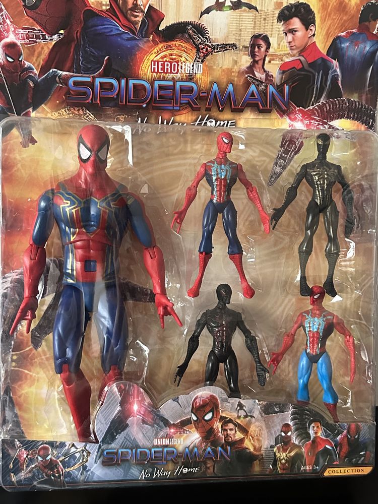 Set Bonecos Marvel Spiderman