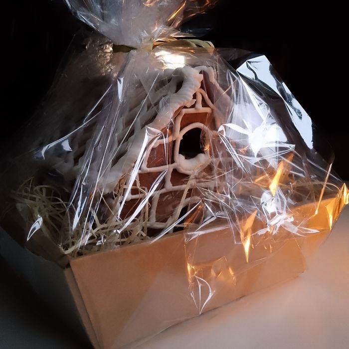 Ręcznie robiony domek z piernika