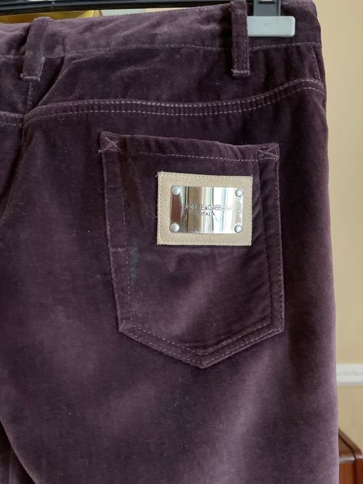 Бархатные брюки Dolce&Gabbana s-m оригинал