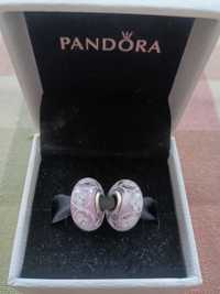 2 Muranos Pandora rosas