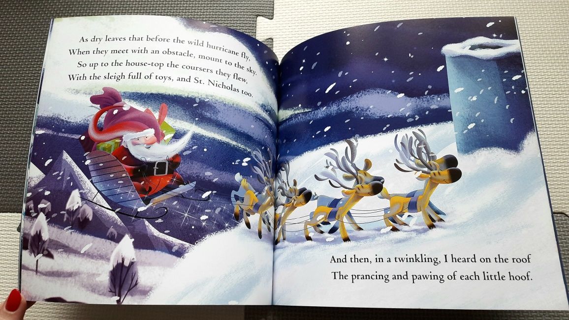 Usborne 'Twas the Night Before Christmas książka po angielsku święta