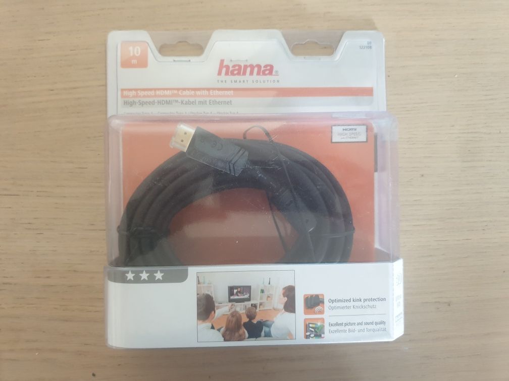 Kabel Hdmi 10 metrow typ A/A hama