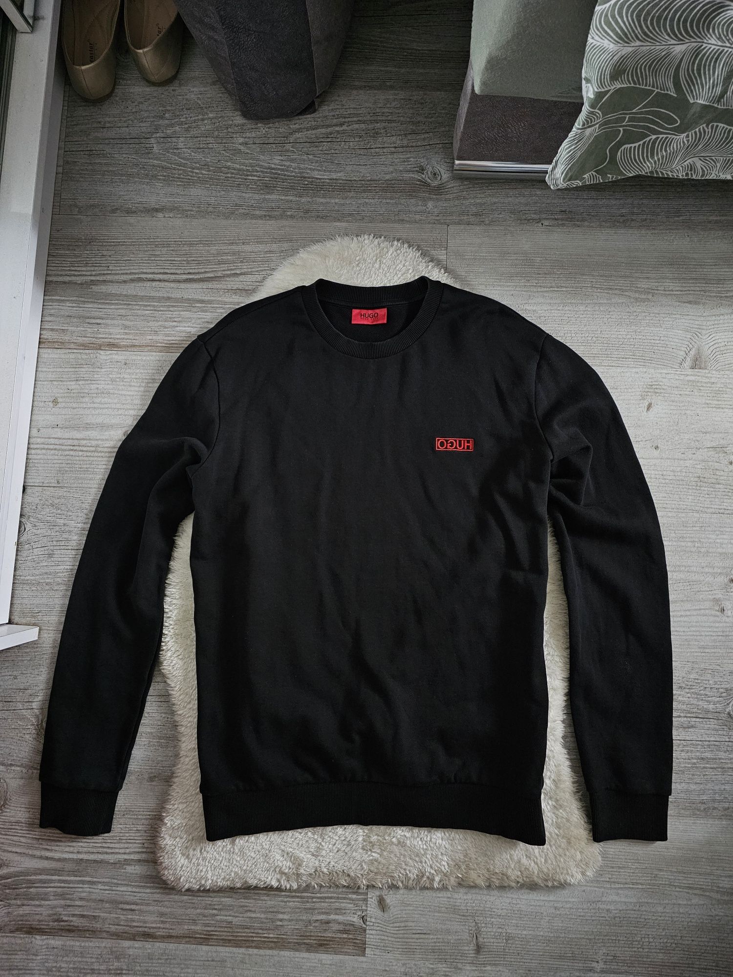 Bluza Hugo Boss Czarna Rozmiar L Crewneck Hugo