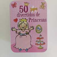 Caixa / Livro 50 jogos divertidos de princesas