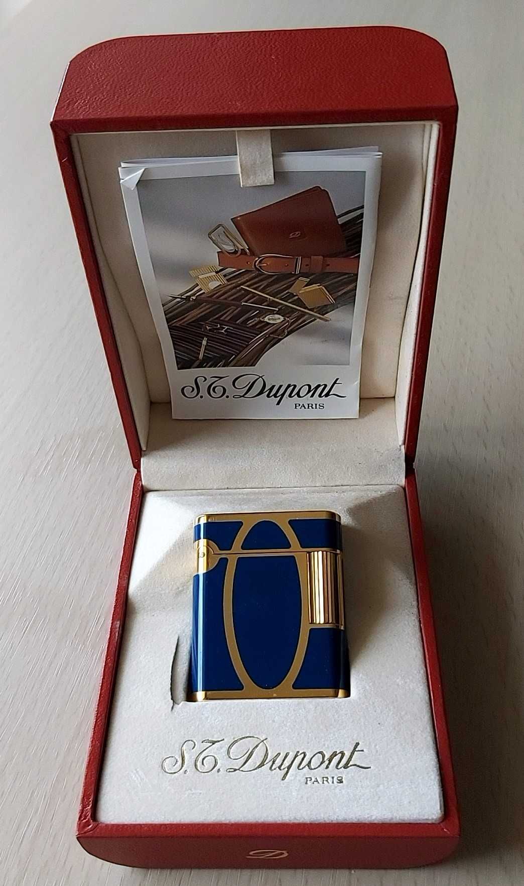 Isqueiro S.T.Dupont "Paris", de Ouro, a Gás Light Vintage RARO