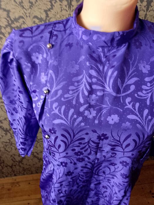 Fioletowa sukienka vintage