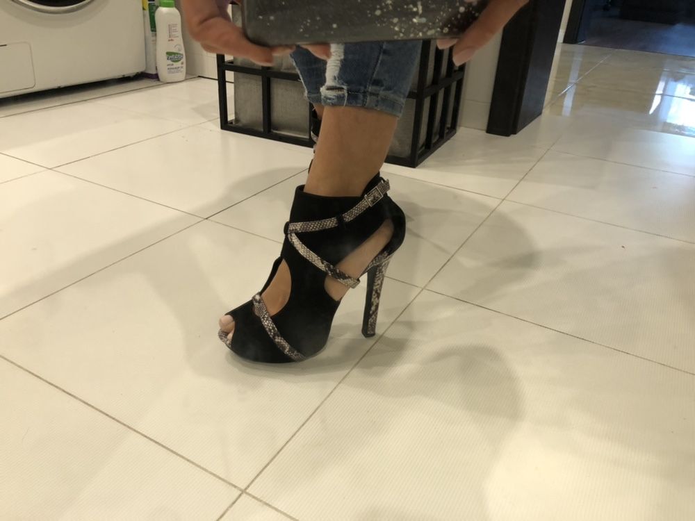 Buty wysoki obcas szpilka roz. 38