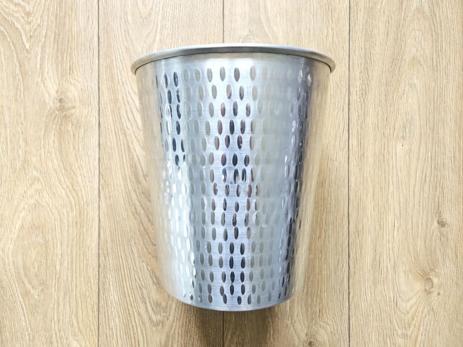 Kosz na śmieci aluminiowy Ikea 10 l