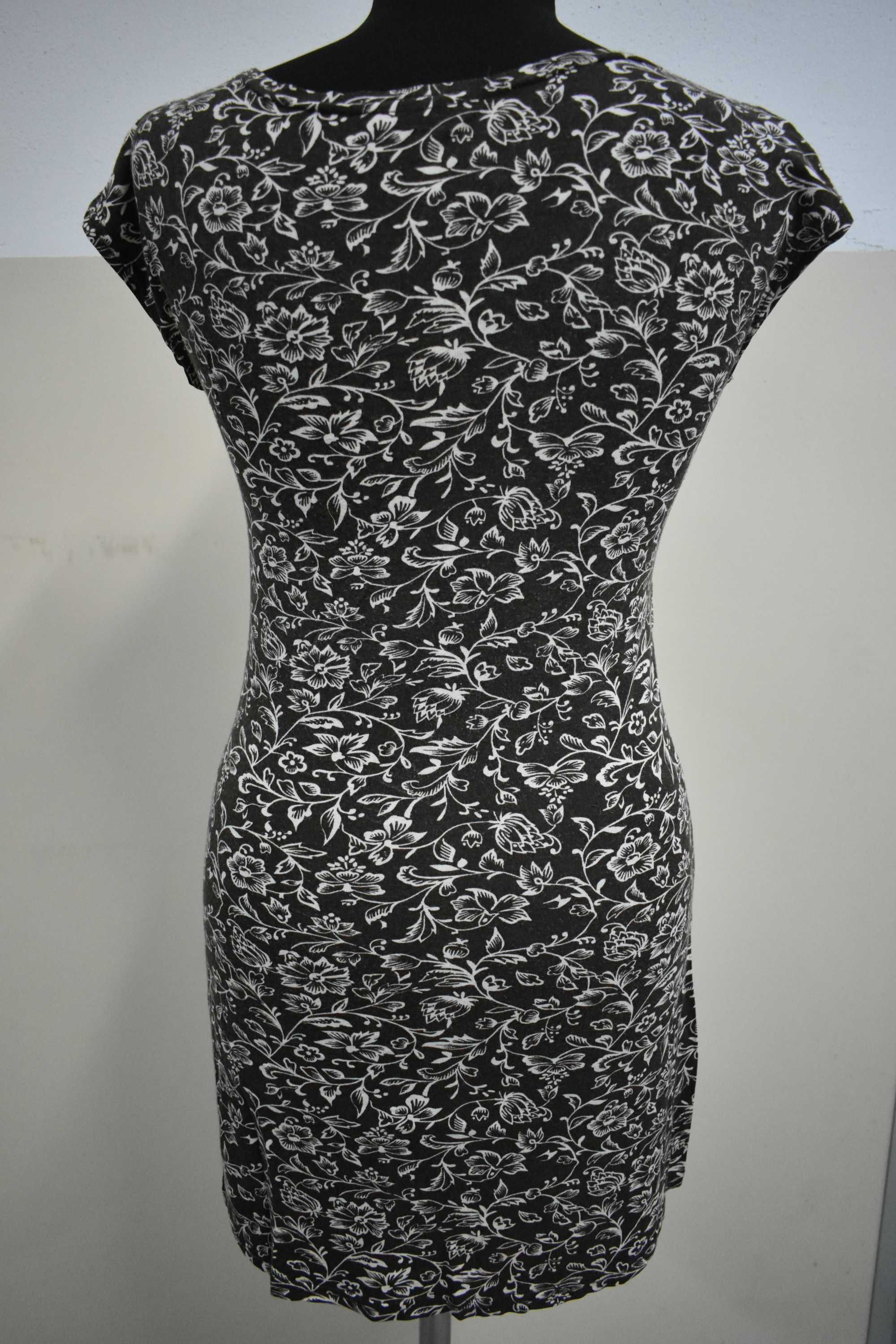 Bawełniana elastyczna sukienka r.XS