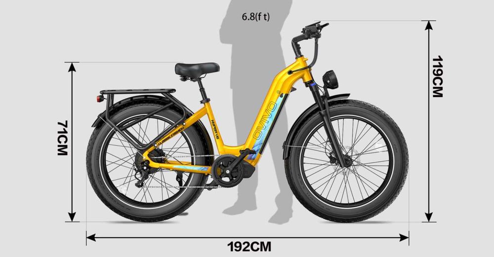 Rower elektryczny Ovivo, Hyper V6 - fatbike, zasięg do 150 km,dostępny