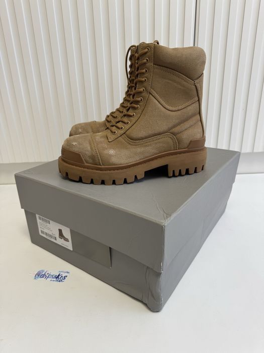 Буты ботинки Balenciaga Strike Boots 42 43 rick owens raf simons timb