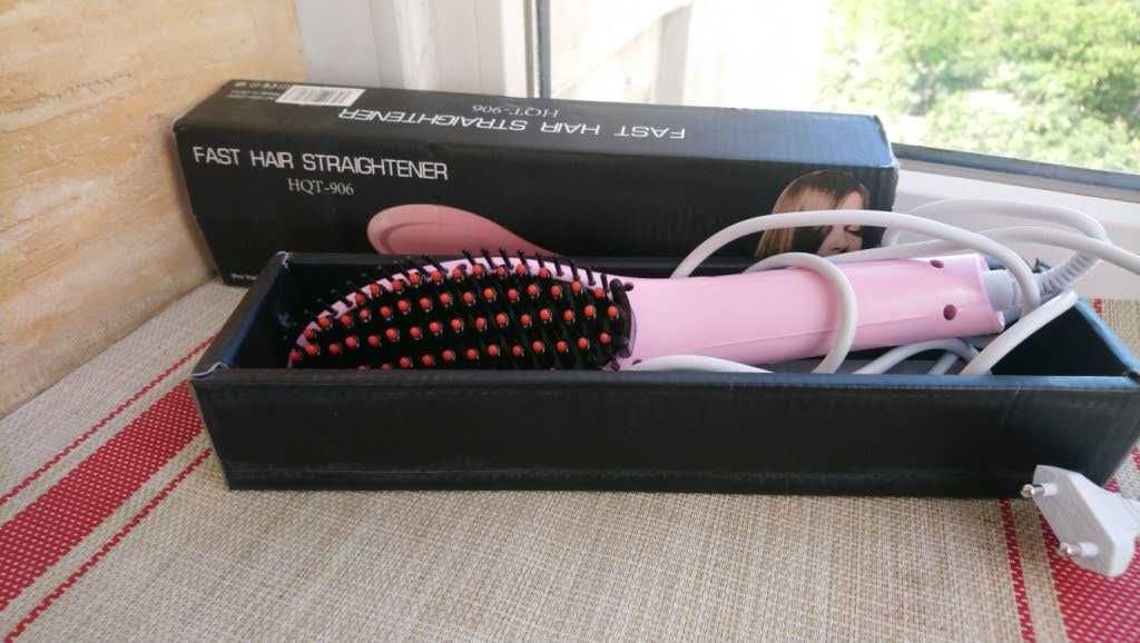Электрическая расческа - выпрямитель волос FAST HAIR STRAIGHTENER