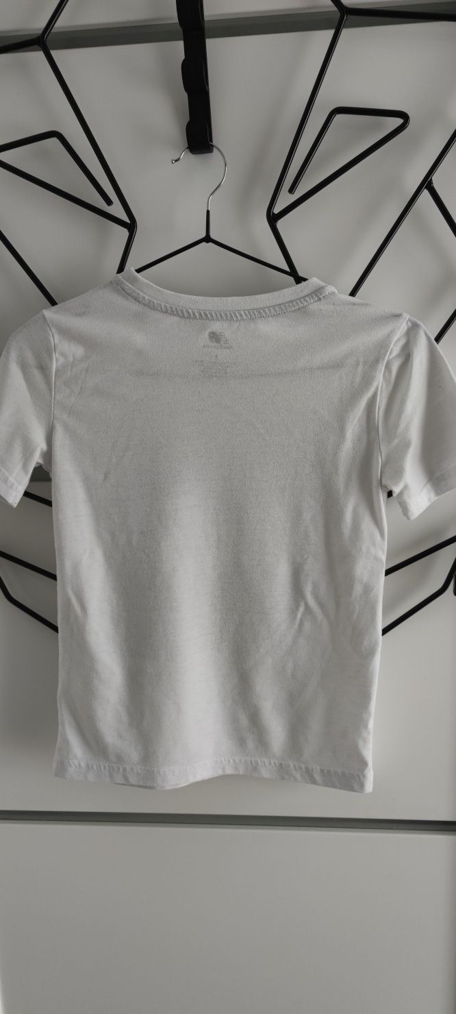 T-shirt, koszulka New Balance biała rozmiar 128