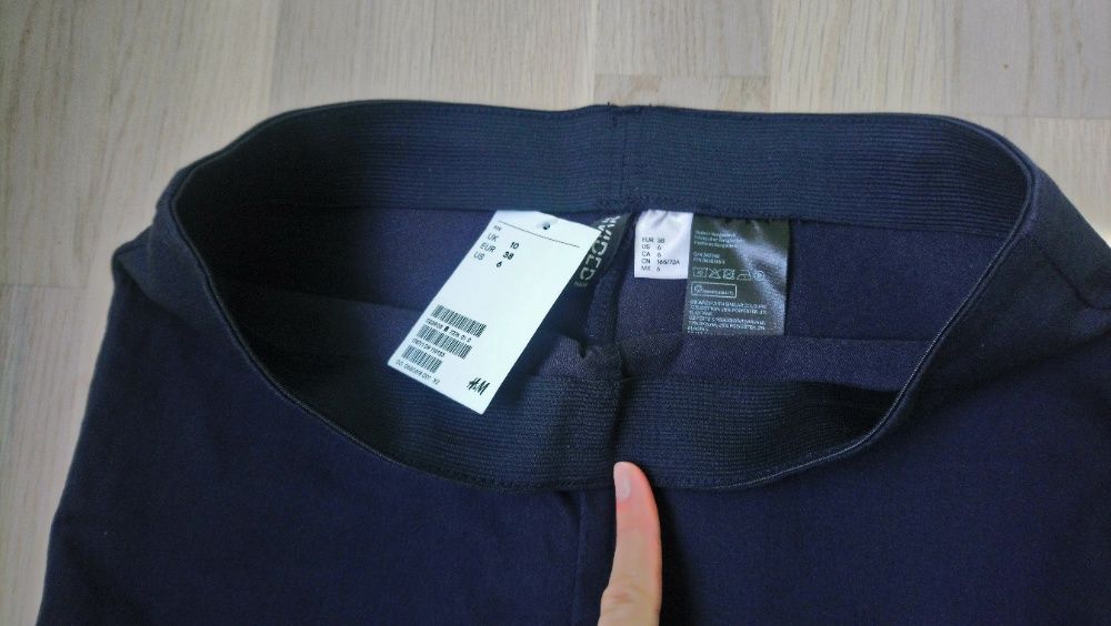 Узкие брюки скинни джеггинсы H&M 10 размер С