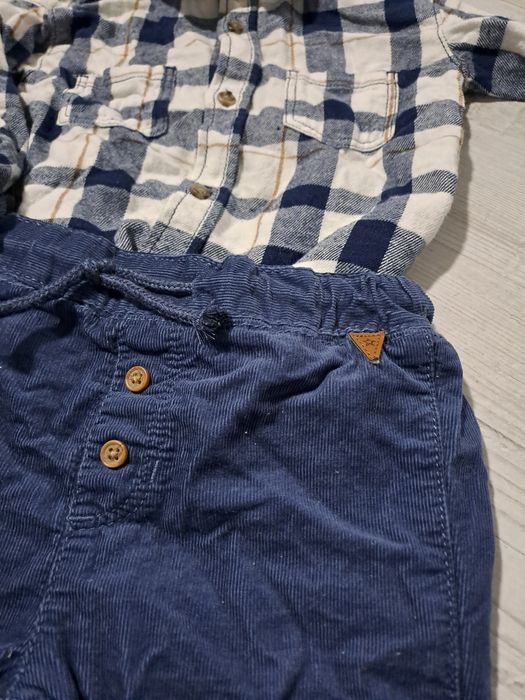 ZESTAW komplet spodnie koszula