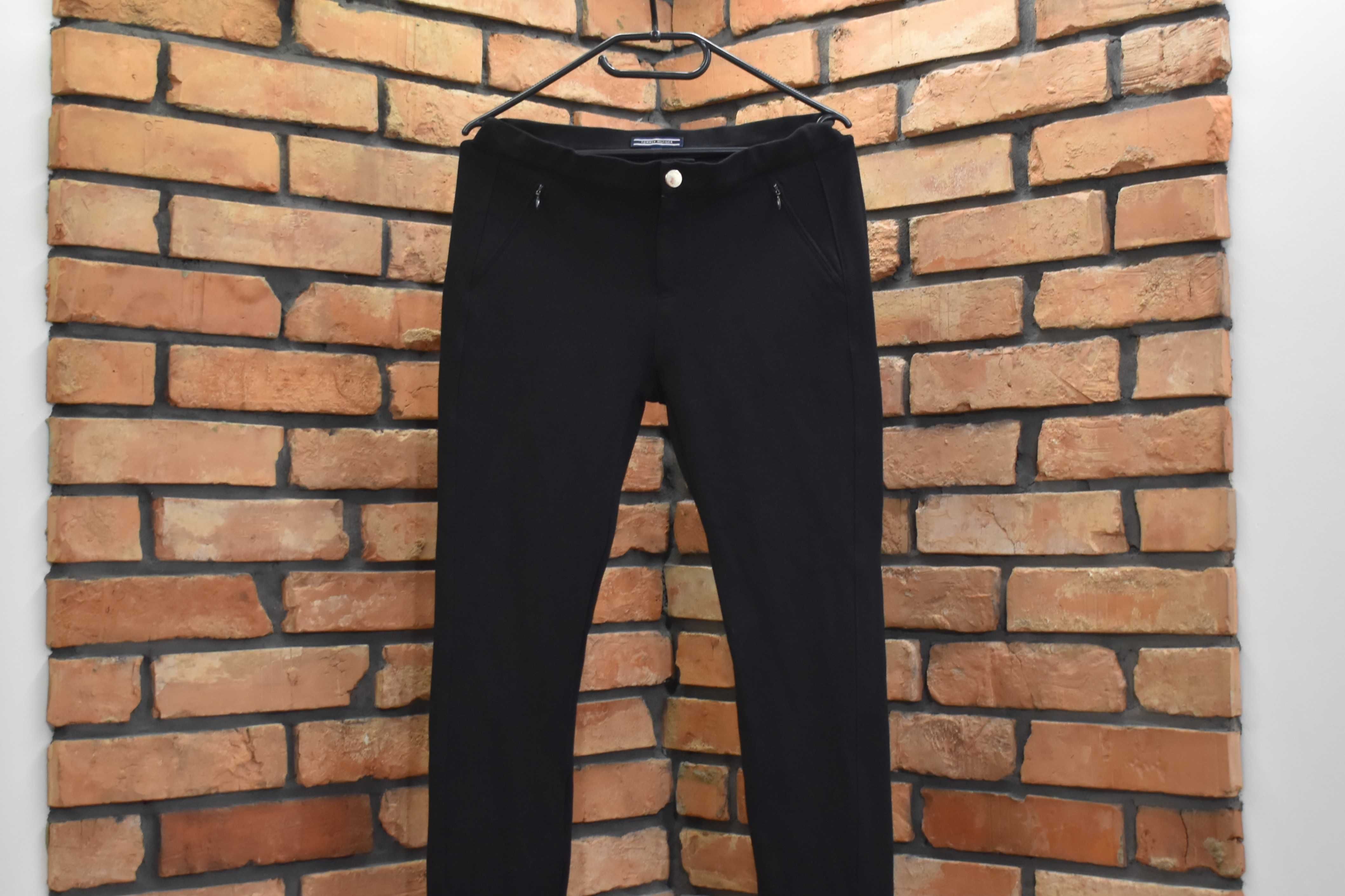 Tommy Hilfiger czarne eleganckie spodnie stretch oryginał 36 S 8