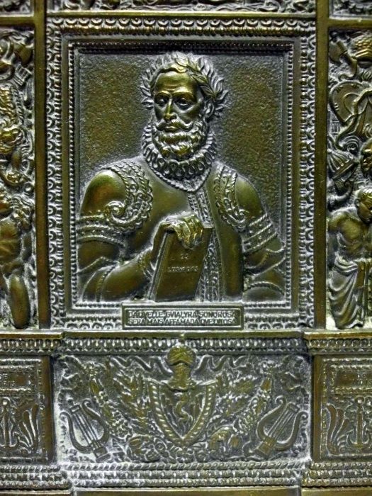 Placa em Bronze -Luis Vaz de Camões-IV centenário da sua morte 1980
