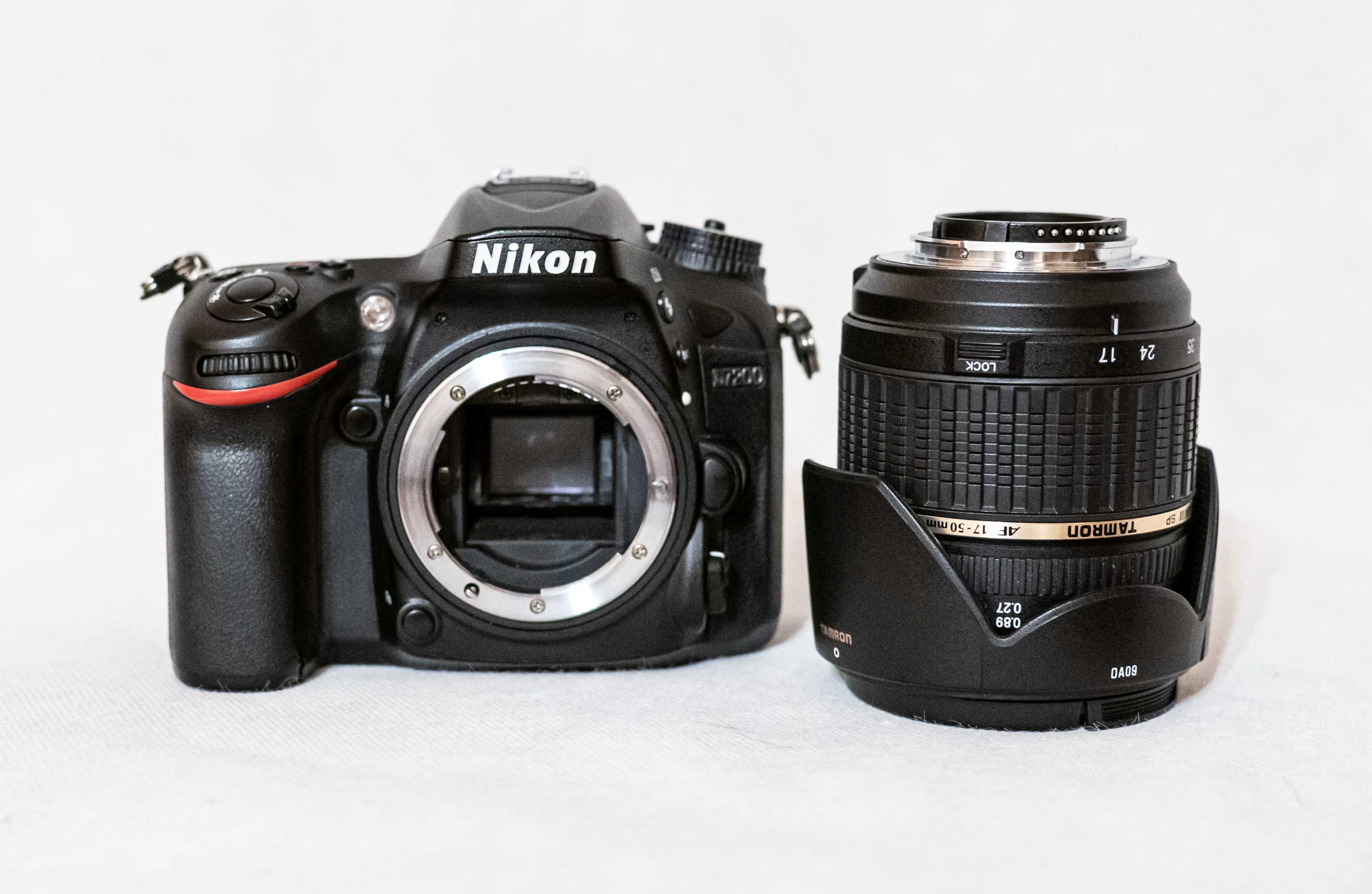 Nikon D7200 plus Tamron 17-50 f2.8