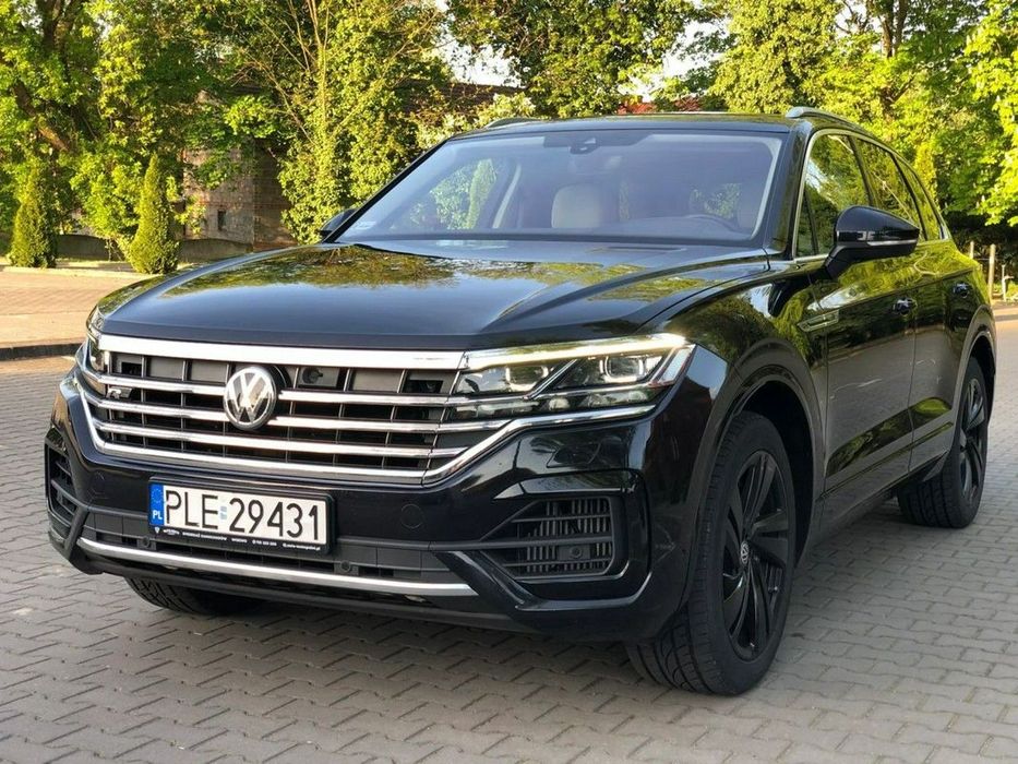 Volkswagen Touareg R-Line 2019r V8 4.0 TDI 422KM 4x4 Matrix Head Pneumatyka Hak FV23% VAT