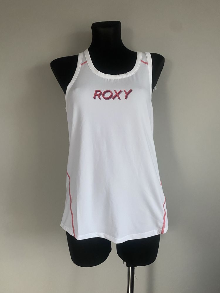 Koszulka bez rękawków Roxy - biała nowa z metką - rozmiar M super cena