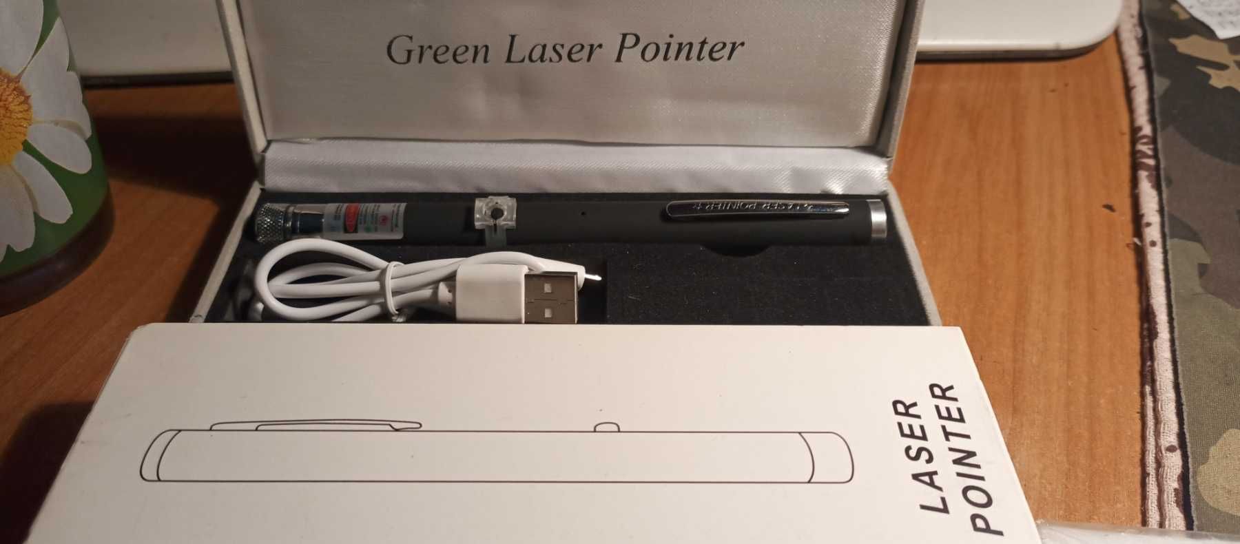 Лазерная указка 5 в 1 Green Laser Pointer Зелёная