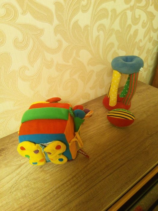 Развивайка мягкий кубик Fancy