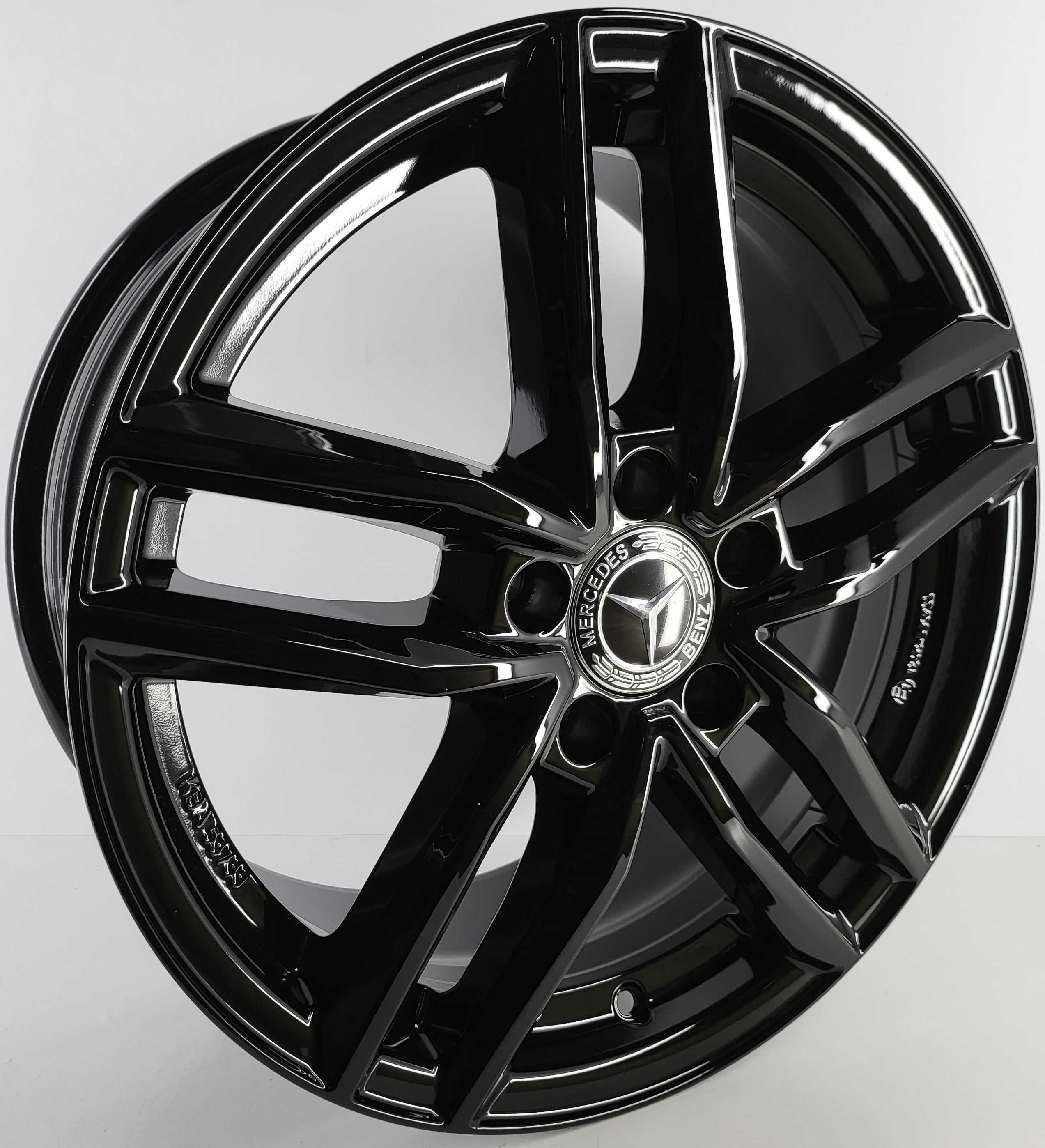 Felgi aluminiowe Mercedes 17" 5x112 Dezent TR BLACK 7.5J ET 36 NOWE