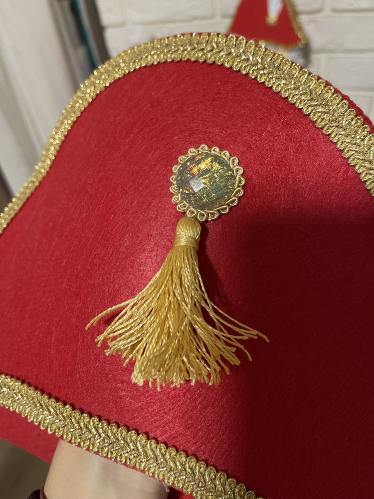 Шляпа Щелкунчика, гусара, Наполеона для костюма.